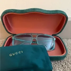 Gucci | Accessories | Ultra Rare Gucci Gg262s 003 Light Blue  display picture 3